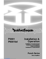 Rockford Fosgate Punch 500X Manual