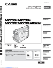 Canon Mv700 Camcorder Manual