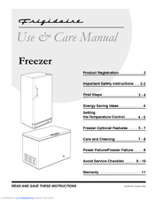 Frigidaire Freezer Manual Ffu14f5hw