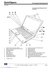 hp compaq 6710b specification 36 pages hewlett packard notebook pc ...
