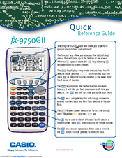 Fx-991Ms Casio Calculator Manual
