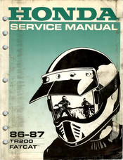 Honda Phantom Ta200 Service Manual