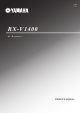 YAMAHA RX-V1400 OWNER'S MANUAL Pdf Download.