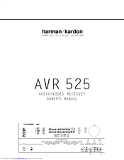 Harman Kardon Avr525 Receiver Owners Manual